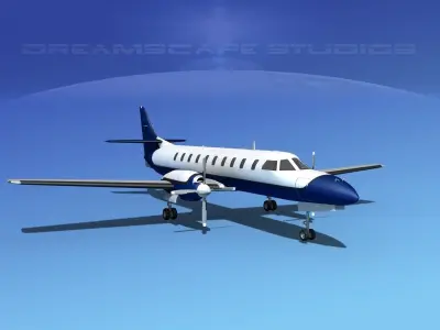 Swearingen SA226 Merlin Airways 3D model