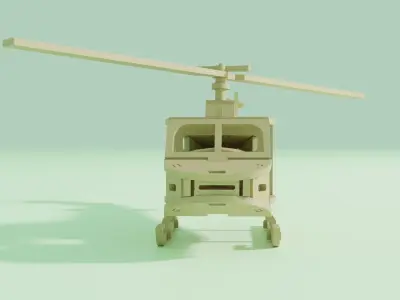 Plane Puzzle Decor 3D print model