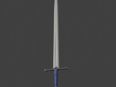 Dark Souls Longsword - Game Ready Low-poly 3D model