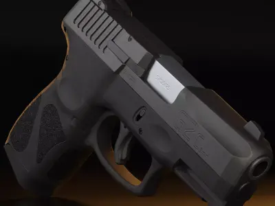 Pistol G2C - Game Ready Low-poly 3D model