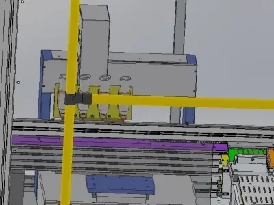 Dispensing integrated production line 3D model