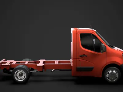 Nissan NV400 SingleCab DW E20 Chassis 2020 3D model