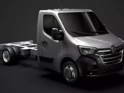 Renault Master SingleCab DW E20 Chassis 2020 3D model