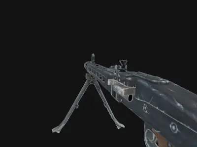 MG 42  Low-poly 3D model