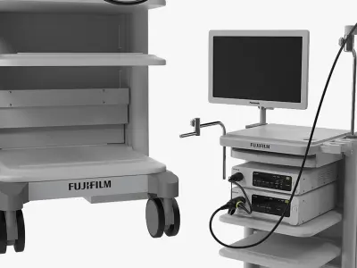 Fujifilm Electronic Video Endoscope System 3D model