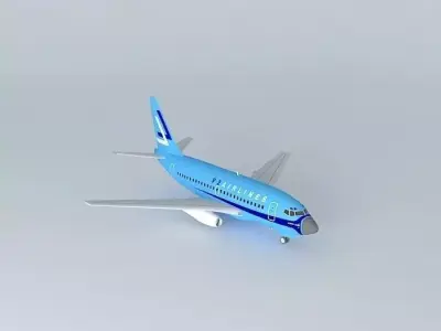 V2 Airlines Boeing 737 100 Free 3D model