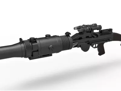 Stormtrooper Heavy Blaster T-21B from Star Wars 3D model