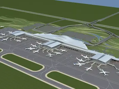 Airport 2 3D model
