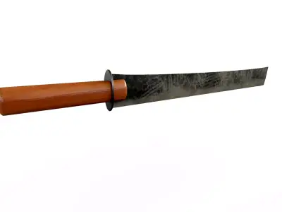 Samurai Machete Free 3D model