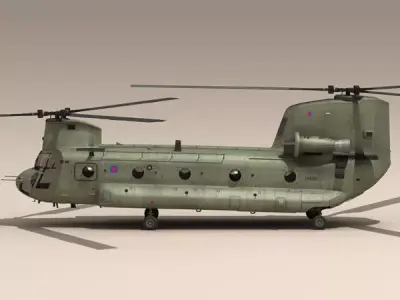 CH-47 RAF 3D model