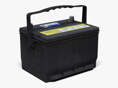 ACDelco Car Battery Low-poly 3D model