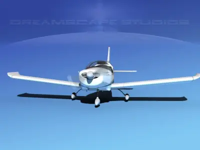 Zlin Z 242 V11 3D model