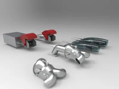 Water Jet Propulsion 3D model