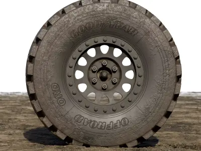 Offroad Heavy Tyers 3D model