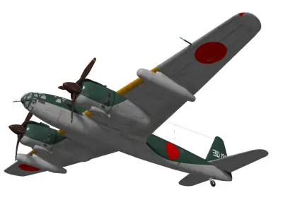 kugisho P1Y2 Kyokkoh Frances 3D model