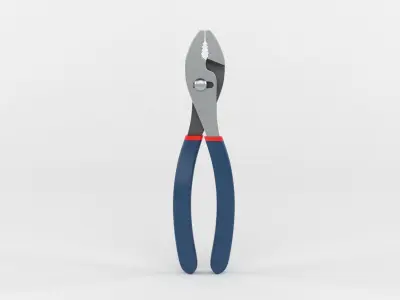 5-piece Pliers Set 3D model
