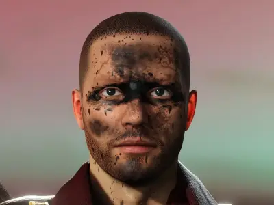 Rogue Secret Agent AKA The Demon Low-poly 3D model