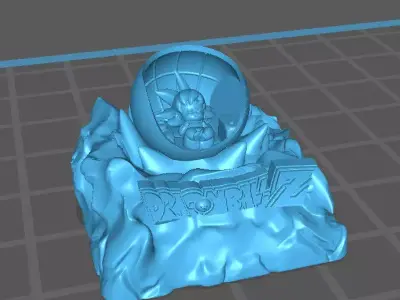 keycap goku 3D model