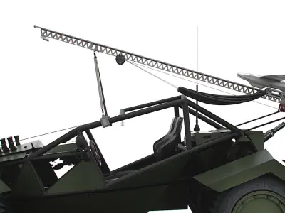 Generic Military Buggy UAV 2023 3D model