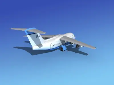 BAe 146-100 Rapidair 3D model
