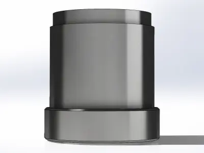 Elemento Luminoso Vermelh Schneider XVBC5B4 Red Luminous Element 3D model