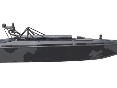Sea baby Ukrainian multi-purpose unmanned surface vehicle 3D model