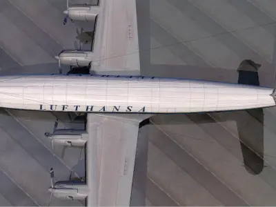 Lockheed L-1049 Super Constellation 3D model