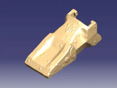 Excavator Tooth 3D model