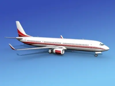 Boeing 737-900ER Corporate 7 3D model