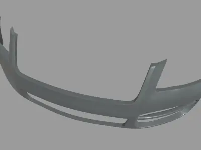 Front Bumper Volkswagen Touareg Low-poly 3D model