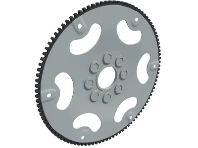 Flexplate flywheel 3D model