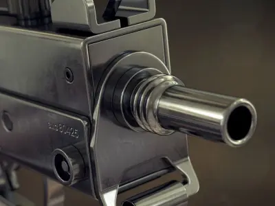 Mac-11 submachine gun 3D model