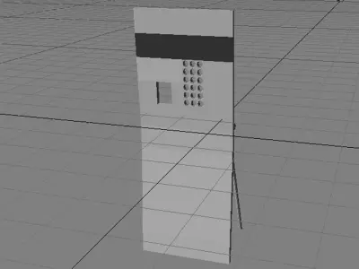 Personal Armor Shield - Medieval Pavise 3D model