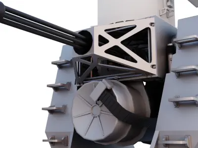 Phalanx CIWS Free 3D model