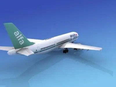 Airbus A300 Alfa 2 3D model