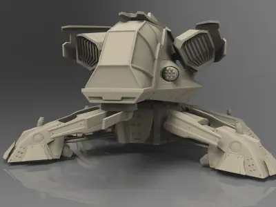 Scout Spaceship Y782 Moskito Printmodel 3D print model