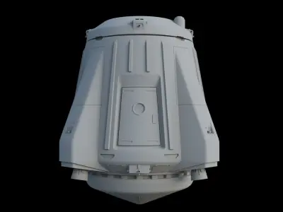 Sci Fi Landing module - Escape Pod 3D model