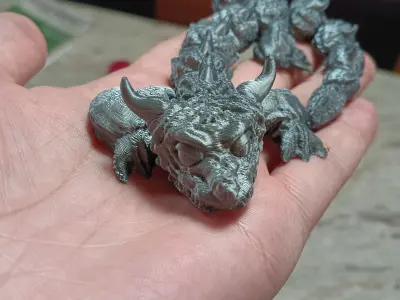 Babay Dragon - Flexi Fidget toy 3D print model