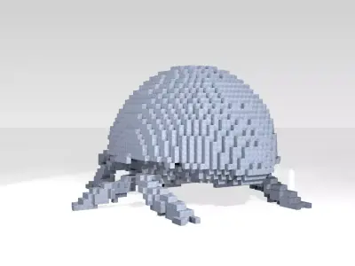 Ladybird Voxel 3D model
