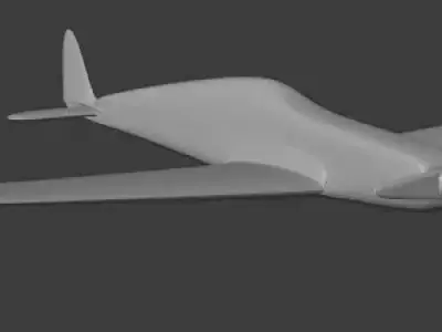 plane bf-109 3D model