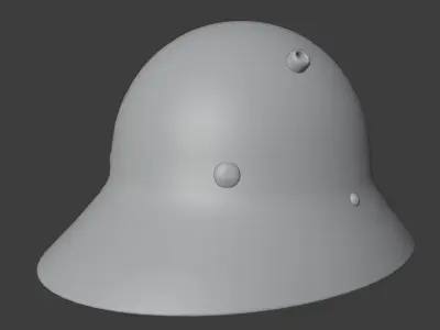 M30 and M32 Helmet Low-poly 3D model