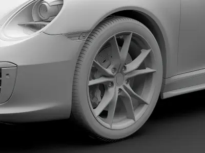 Porsche 911 Carrera T Coupe 2018 wheel 3D model