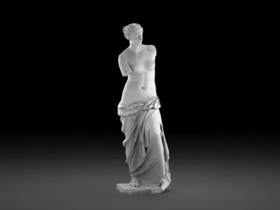 Venus de Milo Low-poly 3D model