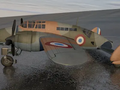 Liore et Olivier LeO-50 or SNCASE SE-100 3D model