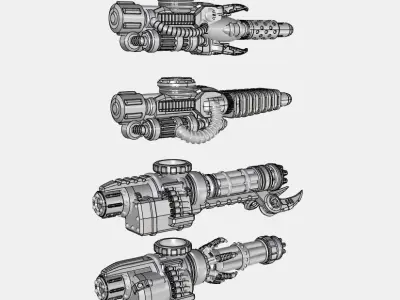 Project Bad Dog 2 More Free Conversion Parts For Naughty Knights Free 3D print model