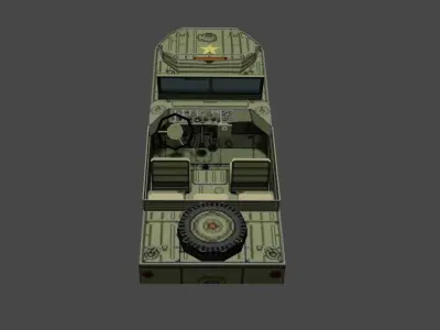 GPA Amphi Jeep 3D model
