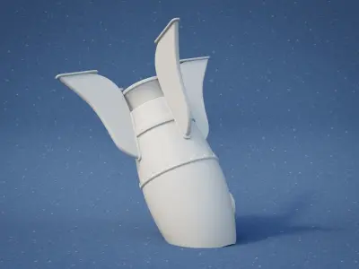 Rocket Ship 3D print model purchase