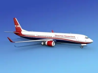 Boeing 737-900ER Charter America 3D model