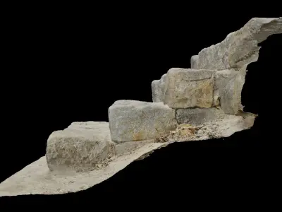 Stone Steps 3D model