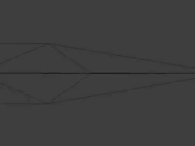 Realistic Paper Plane  Low-poly 3D model